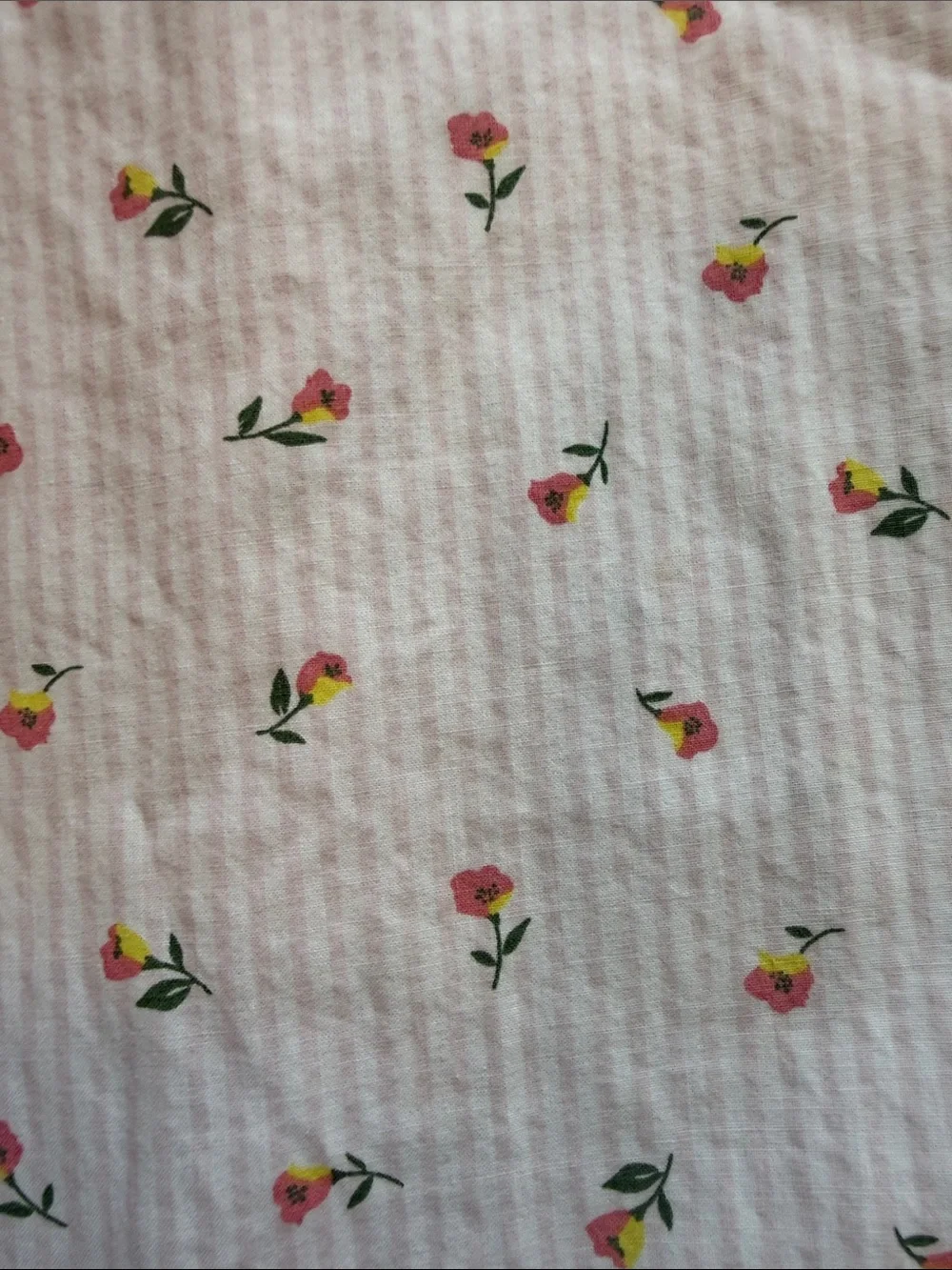 Carter's White Sleeveless Floral Button-Front Dress